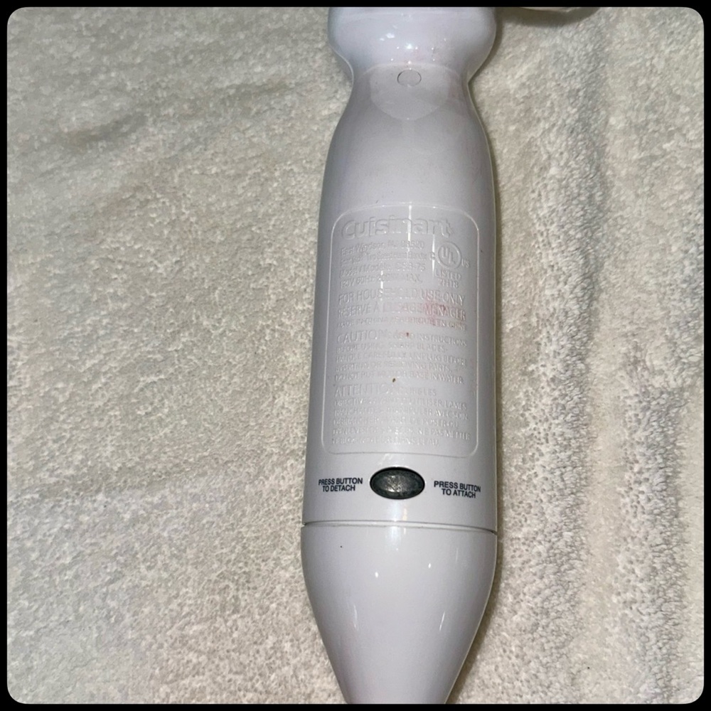 🌀🌀🌀Cuisinart White and Silver Hand Blender - Picture 8 of 15